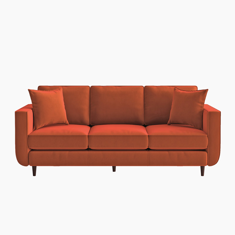 Mercer41 Martynas 82.5'' Velvet Sofa Wayfair